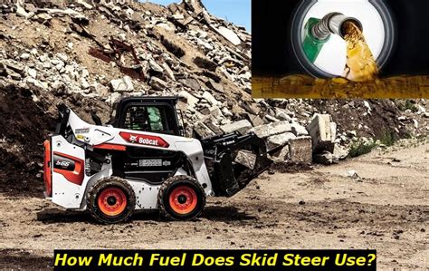 how much gas does a skid steer hold|2005 skidsteer fuel consumption.